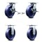 Service Caster 8 Inch Solid Poly Caster Brakes/Swivel Locks and 2 Rigid, 2PK SCC-35S820-SPUB-SLB-BSL-2-R-2 - alternate 1